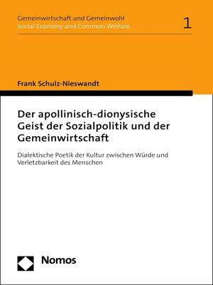 cover image of Der apollinisch-dionysische Geist der Sozialpolitik und der Gemeinwirtschaft